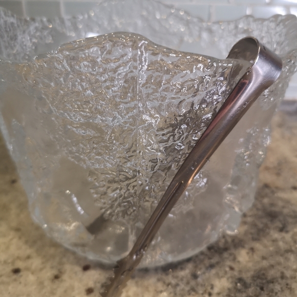 Sweden Kosta Boda Rhapsody  ''Dancing Couple'' Handmade Glass Bowl/Ice Bucket 5" - Picture 11 of 12